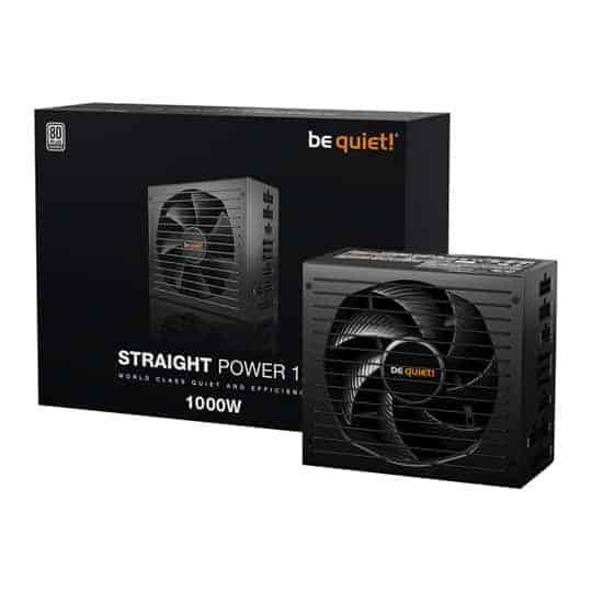 be quiet! Straight Power 12 1000W 80+ Platinum PCIE 5.0 Fully Modular Open Box Power Supply ATX3.0